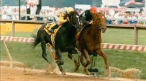 Sunday Silence Kentucky Derby Preakness Stakes Pat Valenzuela rivalry Easy Goer Breeders’ Cup Classic horse racing 1989 Arthur Hancock Shug McGaughey Japan breeding stallion sire 
